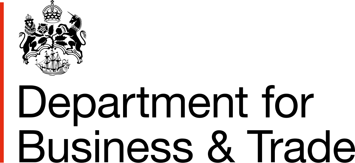Department for Business & Trade logo